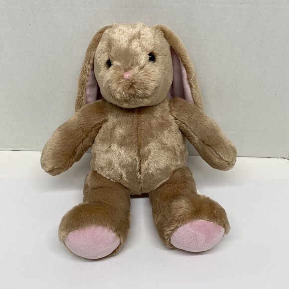 Build A Bear Bunny Rabbit Brown W/Pink Accents & Unicorn Hooded Top 15 inches - Picture 2 of 13